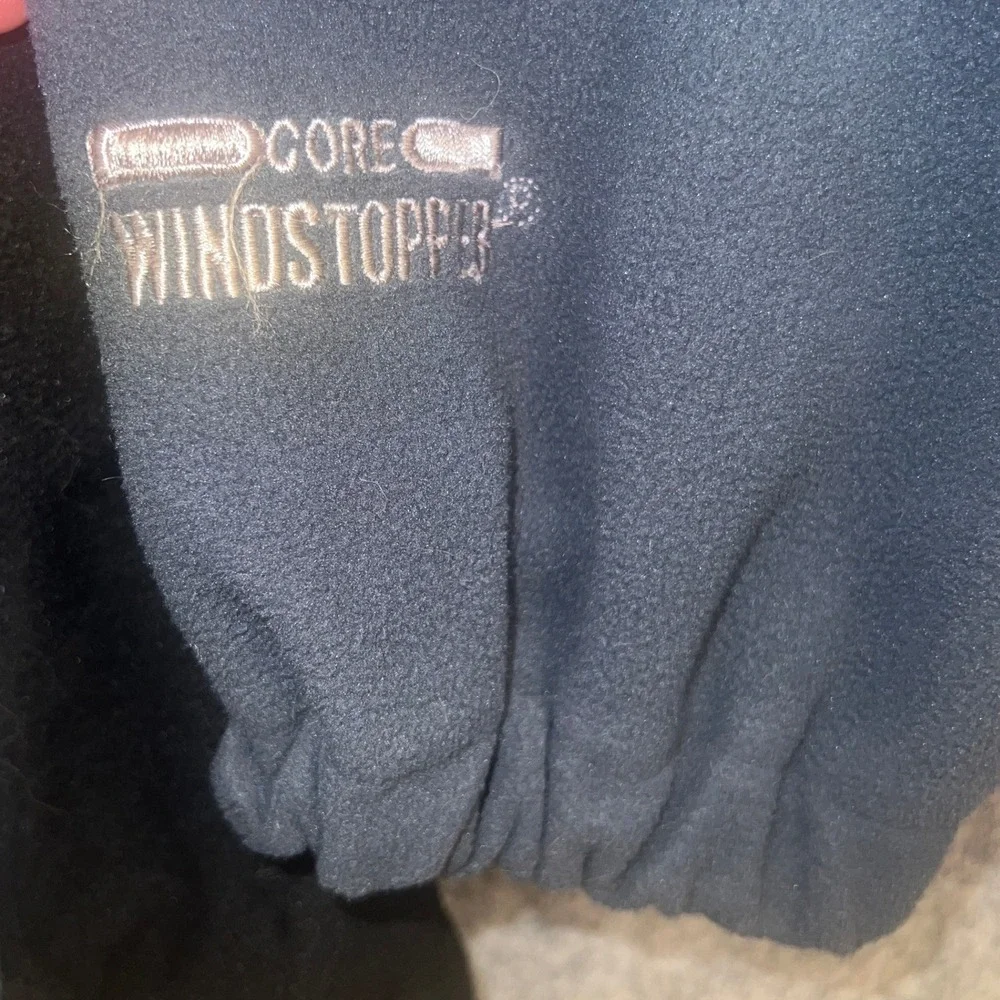 The North Face Summit Series Gore Windstopper Fleece Jacket Men's XXL Blue Black